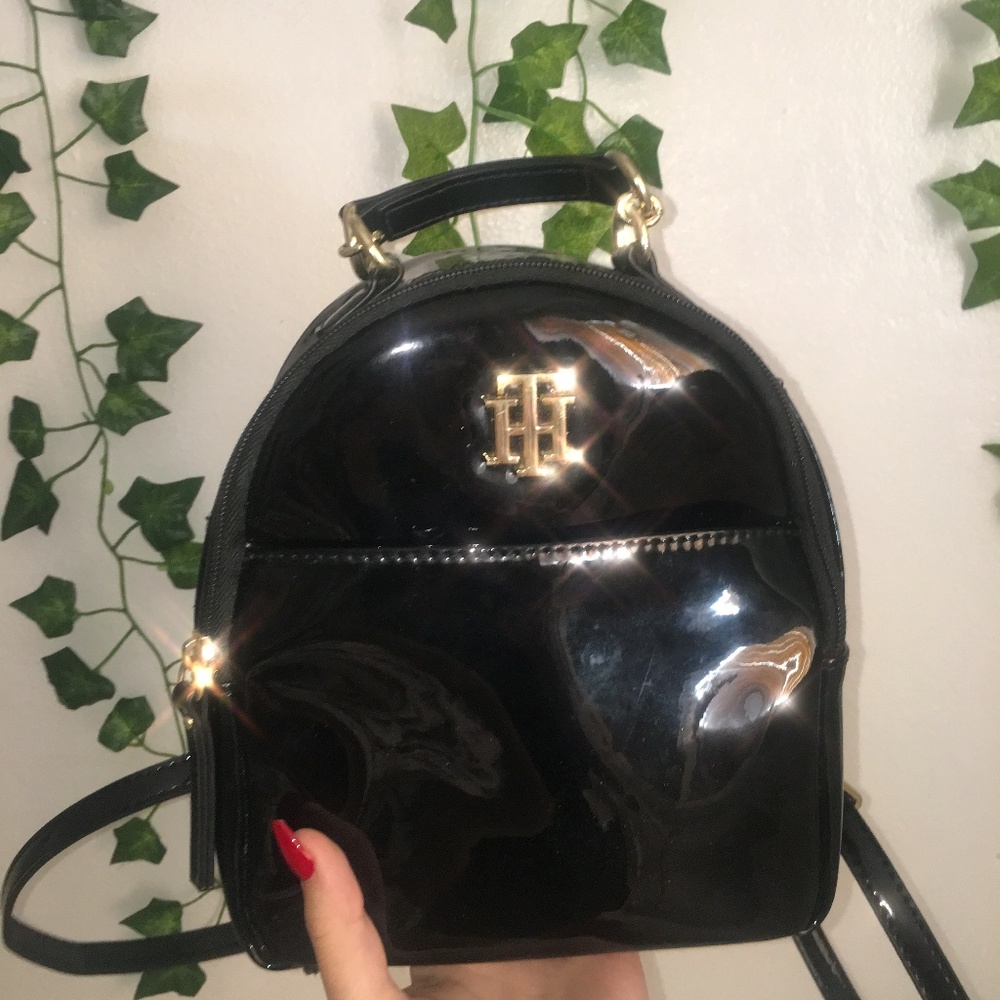 Tommy Hilfiger Vinyl Black MiniBackpack